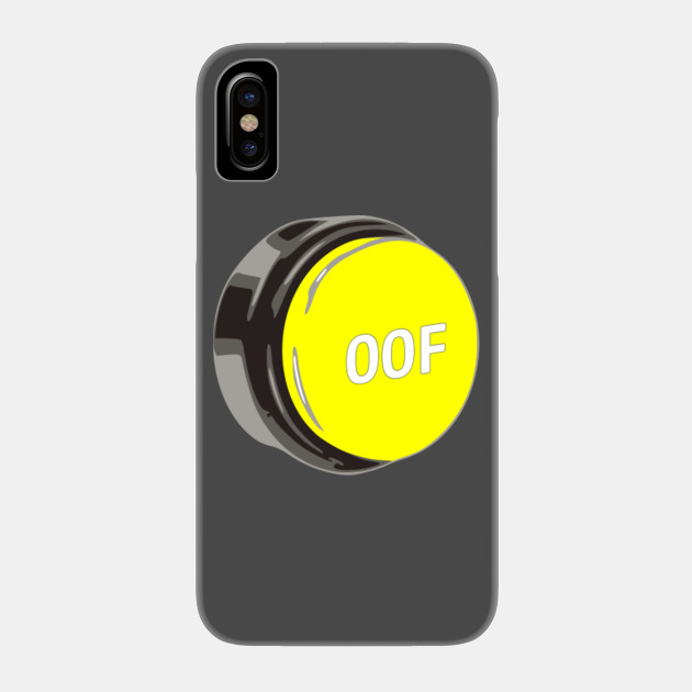 Oof Roblox Button Large Roblox Phone Case Teepublic - roblox oof button l