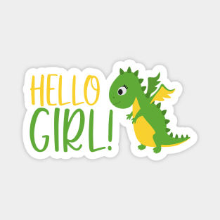 Hello Girl! Dragon Magnet