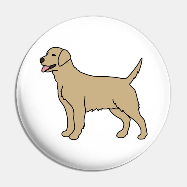 Labrador Dog Pin by Kelly Louise Art