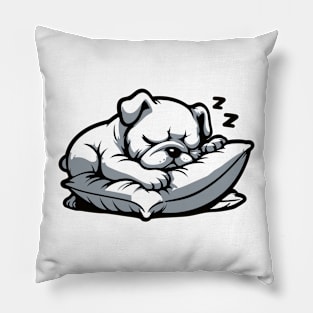 Bulldog Sleeping Pillow