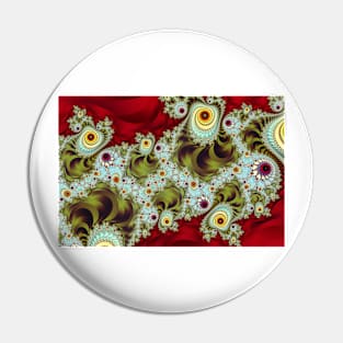 Ornate Fractal Pattern Pin