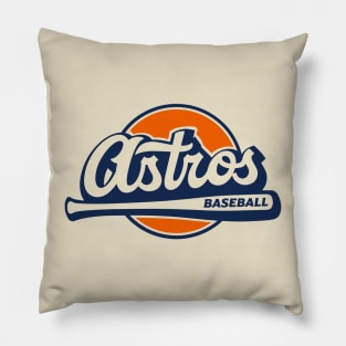 Astros Up to Bat Pillow