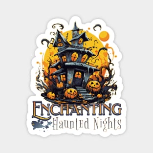 Halloween Enchanted Haunted Nights Magnet