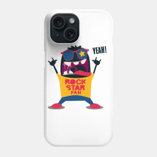 Rock Star Fan T-Shirt Phone Case Tee Totebag T-Shirt Phone Case