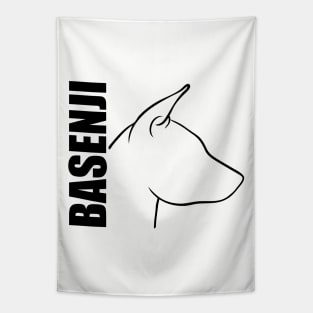 Proud Basenji profile dog lover Tapestry