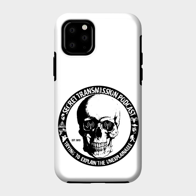 Classic Circle Logo Inverted Colors Secret Transmission Podcast Phone Case Teepublic