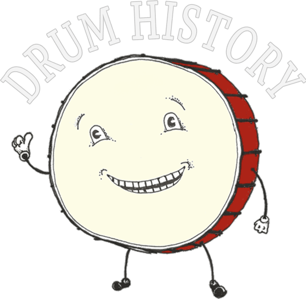 Drum History - Tom the Drum Logo Kids T-Shirt by Drum History Podcast