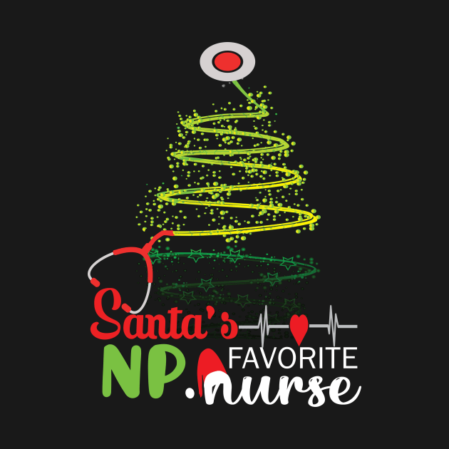 Santa's Favorite NP Nurse.. NP Nurse christmas gift by DODG99