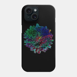 Black Panther Art - Flower Bouquet with Glowing Edges 18 Phone Case