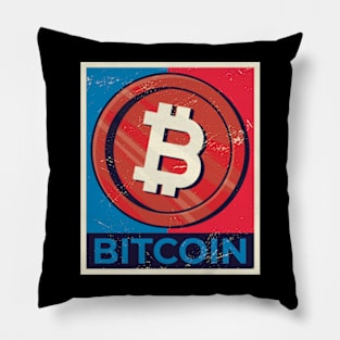 Bitcoin Pop Art Pillow