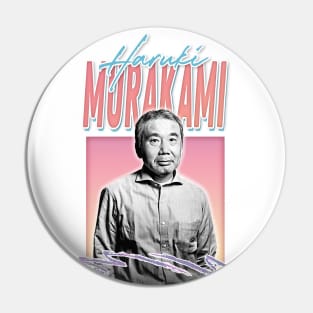 Haruki Murakami 村上 春樹 Aesthetic Fan Art Design Pin