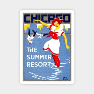 1912 Chicago The Summer Resort Magnet