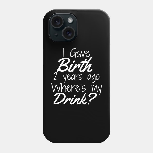 2Nd Birthday  Mom Son Daughter 2 Year Old  Drink Phone Case by Hot food