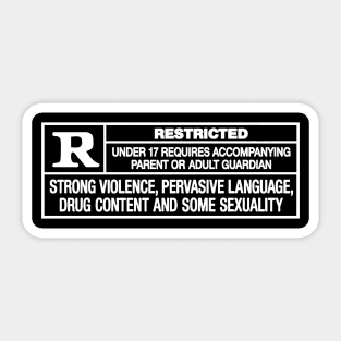 Rated R Stickers for Sale