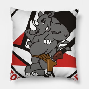 F/A18 Rhino - VFA14 Tophatters Pillow