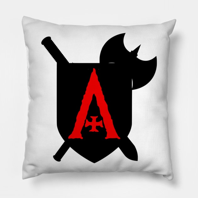 Viking Alchemy Tribe Pillow by KZK101