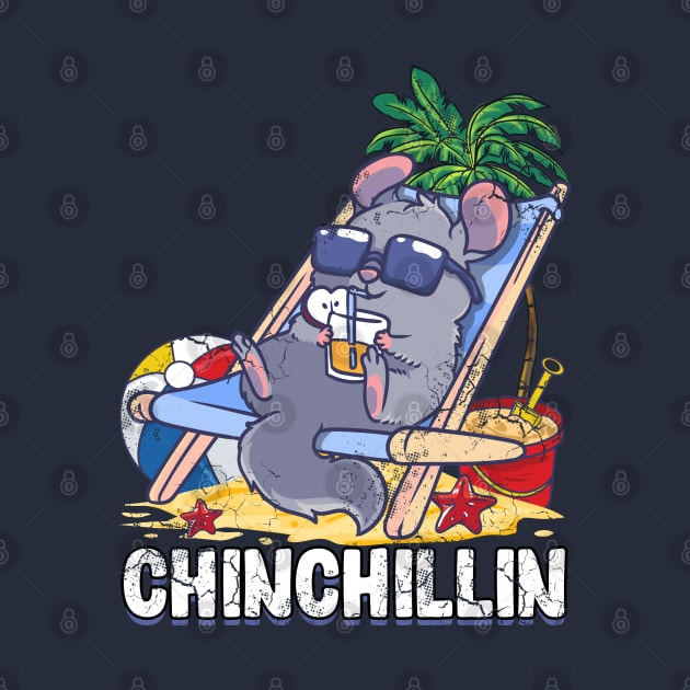 Cinchillin Chinchilla Funny Cute by E