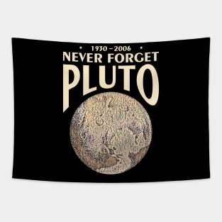 Pluto Never Forget 1930 - 2006 Tapestry