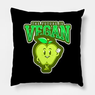 The Future Is Vegan Pillow