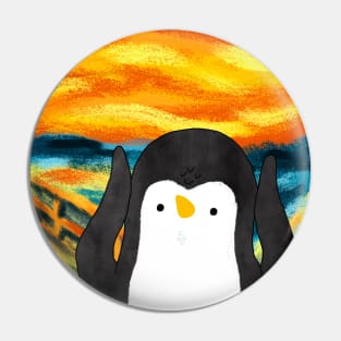 Penguin The Scream Art Series Pin