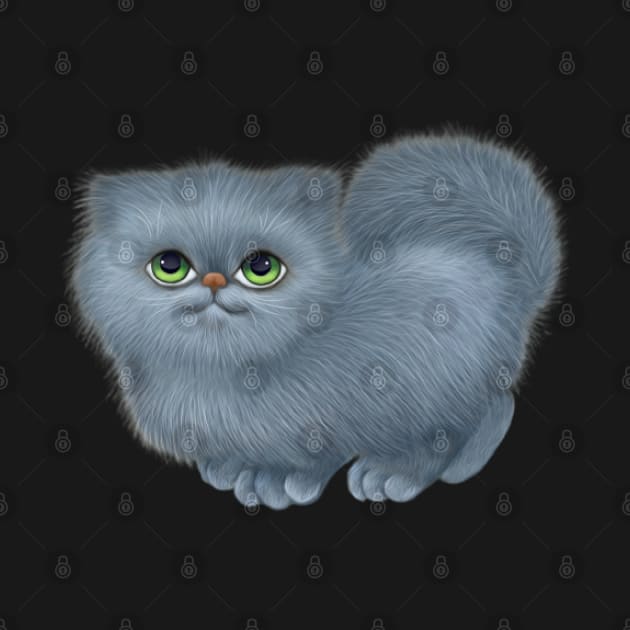 unique cute cat by Designdaily