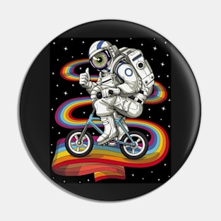 Astronaut On A Bike - Best Selling Pin