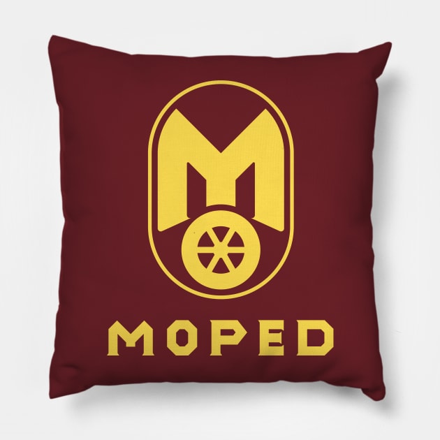 Moped Mitropa logo parody Pillow by GetThatCar