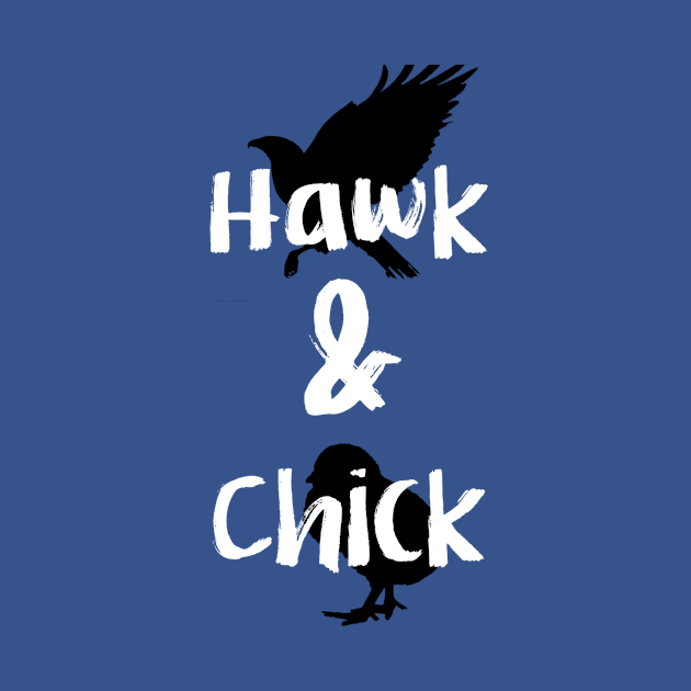 Hawk & Chick by Lellow Flingamos