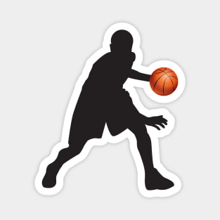 Basketball (in black) Magnet