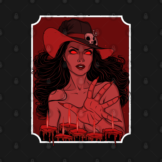 Discover Red Witch - Witch - T-Shirt