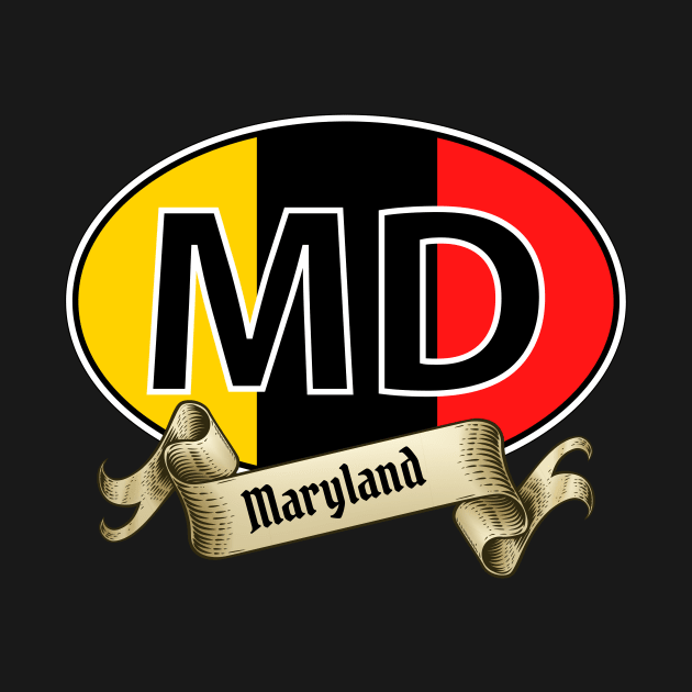 MARYLAND BANNER DESIGN by The C.O.B. Store