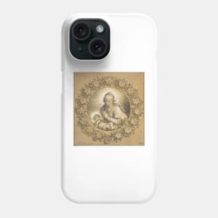 Virgin Mary Christmas Nativity Baby Jesus Vintage Phone Case