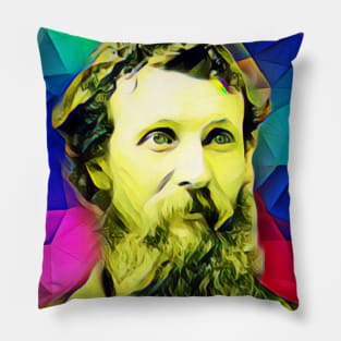 John Muir Colourful Portrait | John Muir Artwork 6 Pillow