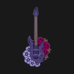 Guitar and Flowers T-Shirt