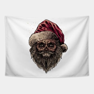 SantaSKULL Tapestry