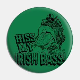 Irish Bass St Patricks Day Pin