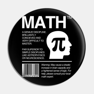 Math Package - Math Teacher Pin