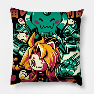 Full Neko Meowchemist Pillow