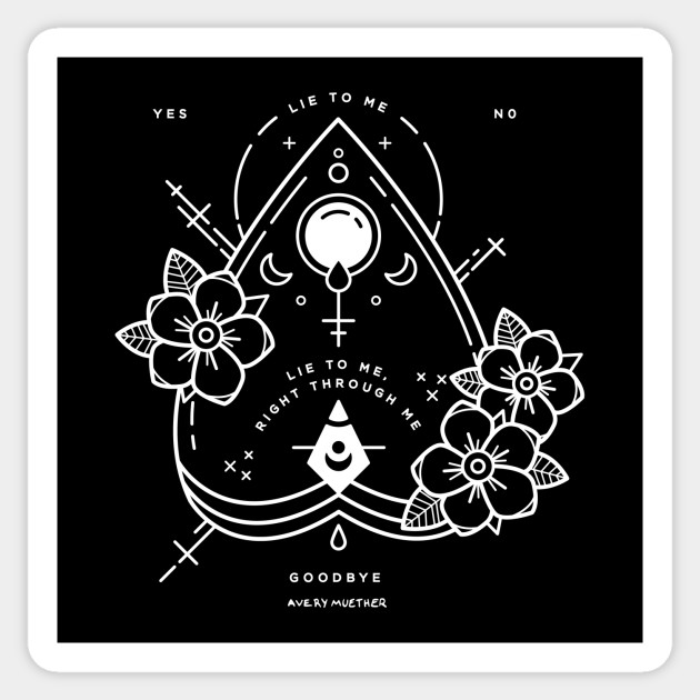 Against Me Boyfriend Ouija Sticker Teepublic