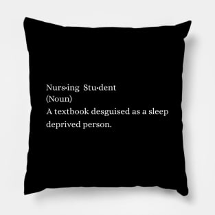 Future Nurse Nursing Student Definition Pillow