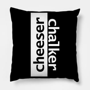 Minimal Typography Cheeser Gamer Pillow