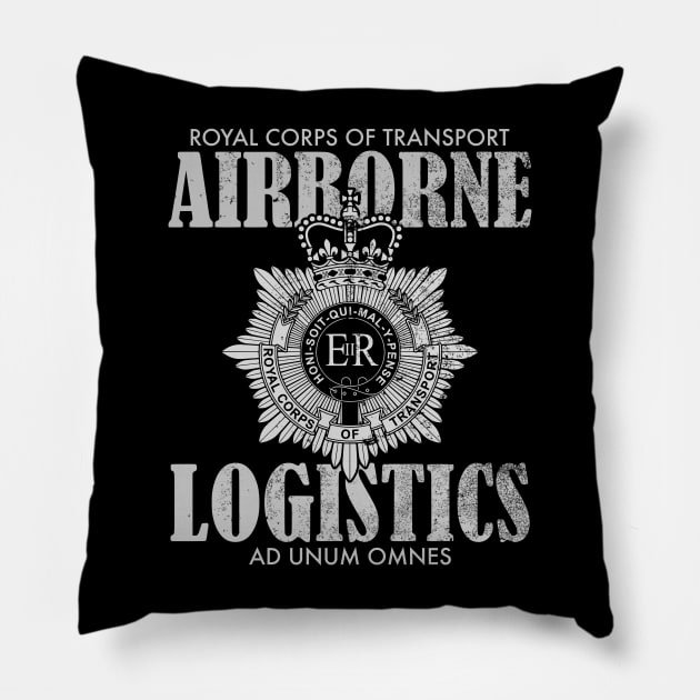 Airborne Logistics (distressed) Pillow by TCP