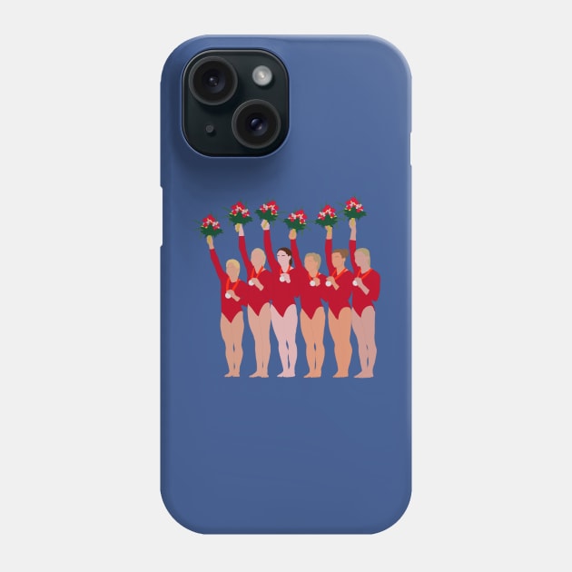 2008 Women’s Gymnastics Team Phone Case by GrellenDraws