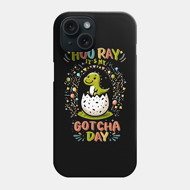 Hooray It's My Gotcha Day Unicorn Girls Boys Kids Toddlers Phone Case by AimArtStudio