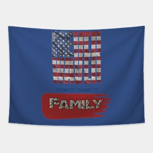 Never Waver Family Tapestry