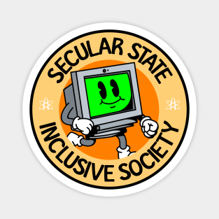 Secular State Inclusive Society - Atheist / Atheism Magnet