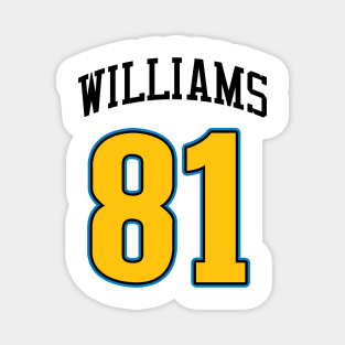 Williams - Chargers Magnet