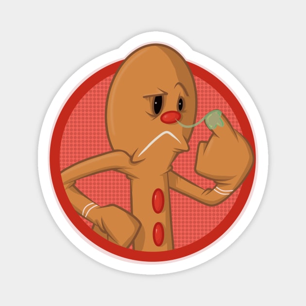 Gingerbread snot Magnet by CoySoup