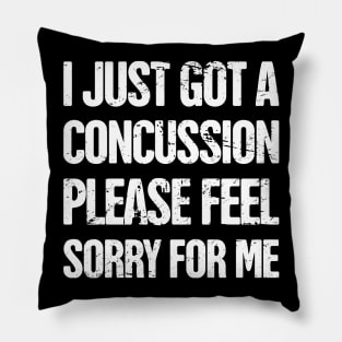 Funny - Get Well Gift Cracked Skull Concussion Pillow