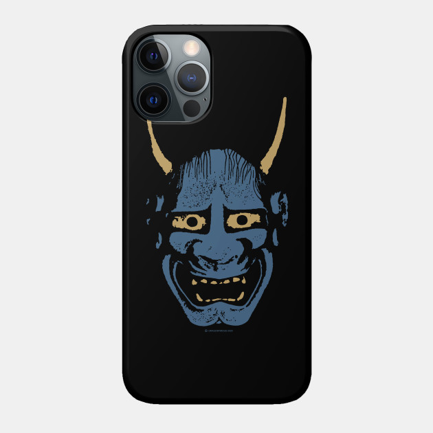 Blue Oni - Demon - Phone Case